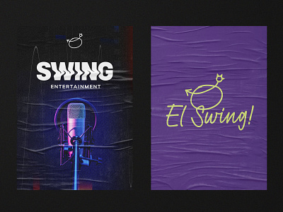 Swing Entertainment Branding branding design graphic design logo music