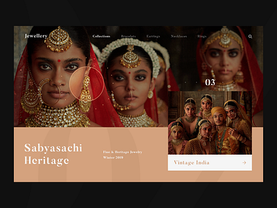 Jewellery e commerce fashion jewellery ui ux web