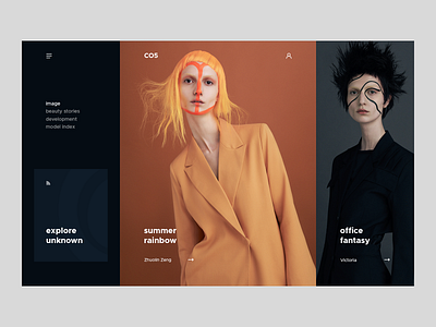 CO5 fashion makeup photography ui ux webdesign