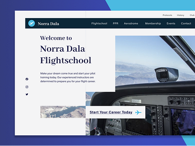 Flightschool Concept ui