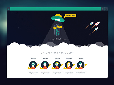 Alagoas Dev Day Website brazil css dashboard day dev event frontend html layout space star wars