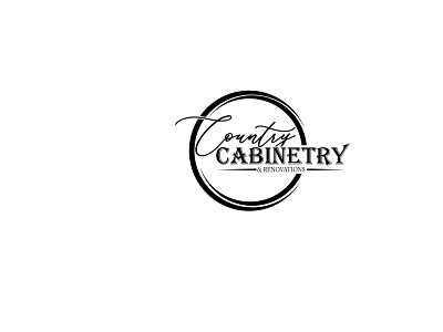 Country Cabinetry logo design graphic design illustration logo logodesign logos typography vector