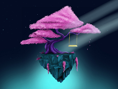 Tree environment art game art illustration photoshop tree