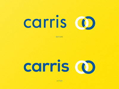 Carris | Rebranding (Unofficial) before after before and after blue brand identity bus carris circles identity branding logo logo design logo design branding logo mark logotype mark portugal rebrand rebranding redesign yellow