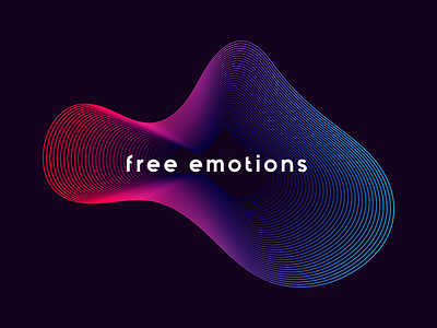 Free Emotions - Electronic Music Festival brand branding color colors curves electronic emotions festival form free gradient identity line lines music portugal shapes sound texture waves