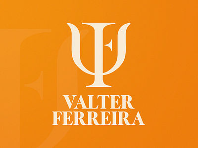 Valter Ferreira | Logotype brand branding clinical identity letter f letter v logo logo brand mark logo design logo design branding logo design concept logo mark logotype psychologist psychology smart logo