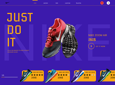 NIKE-SHOSE STORE WEPSITE