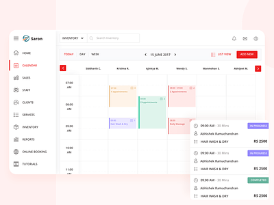 Appointment Scheduling Concept calendar calendar design calendar ui dashboard dashboard design dashboard ui design flat freelance illustration product ui ux