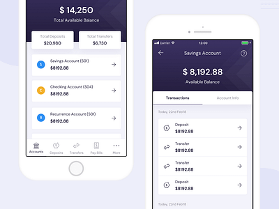 Fintavo Banking App banking app dashboard design dashboard ui finance app material ui mobile mobile app mobile design mobile ui my account ui ux