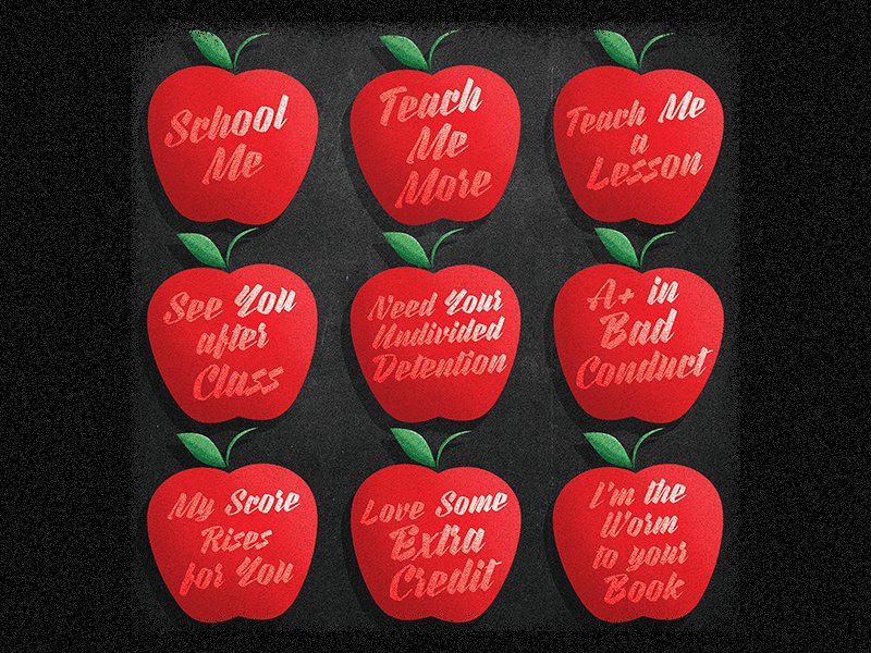 Valentine Apples for Teacher by Rosa Piraino on Dribbble