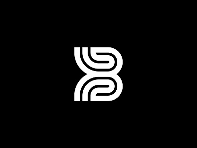 UNUSED CONCEPTS 14 b b letter badge biometric branding fingerprint logo mark monochrome monogram wordmark