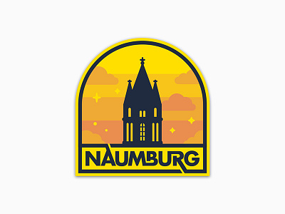 Naumburg City badge badge city hometown patch