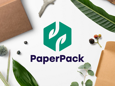 PaperPack – Logo Design branding eco green identity branding logo logo mark monogram nature recycling