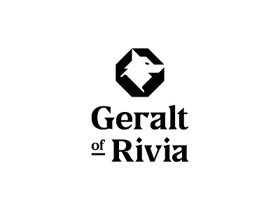 Geralt of Rivia geralt letter logo mark netflix witcher