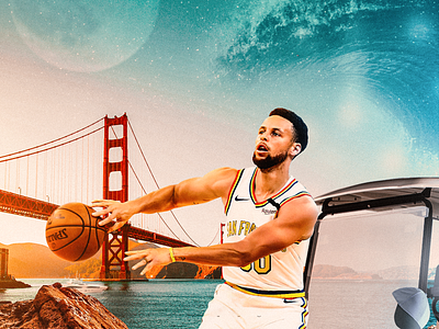 Steph Curry San Francisco Poster basketball design nba photomanipulation photoshop poster sport