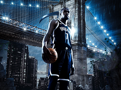 Kevin Durant - Slim Reaper Poster