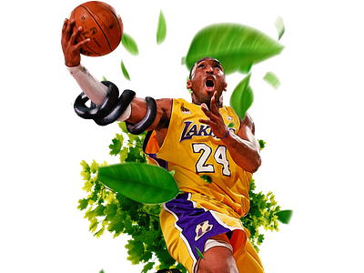 Kobe Bryant Black Mamba Poster basketball design graphic design nba photomanipulation photoshop poster sport