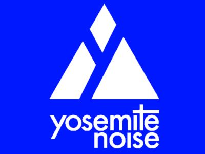 Yosemitenoise Blue type illustration band logo band personal identity