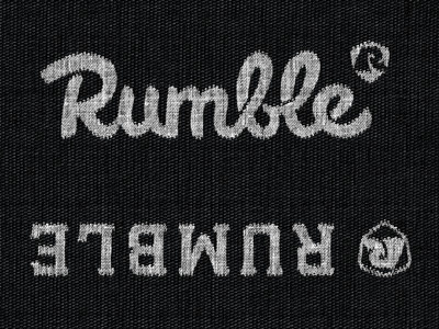 Rumble folded label