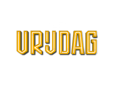cafe Vrijdag logo in Neon 3d amsterdam bar design illustration logo neon sign restaurant subalpin vector