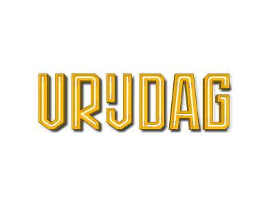 cafe Vrijdag logo in Neon