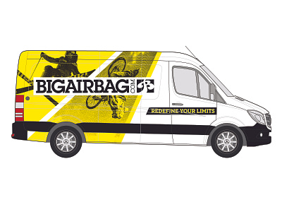 BigAirBag Carwrap branding design illustration logo subalpin wrap