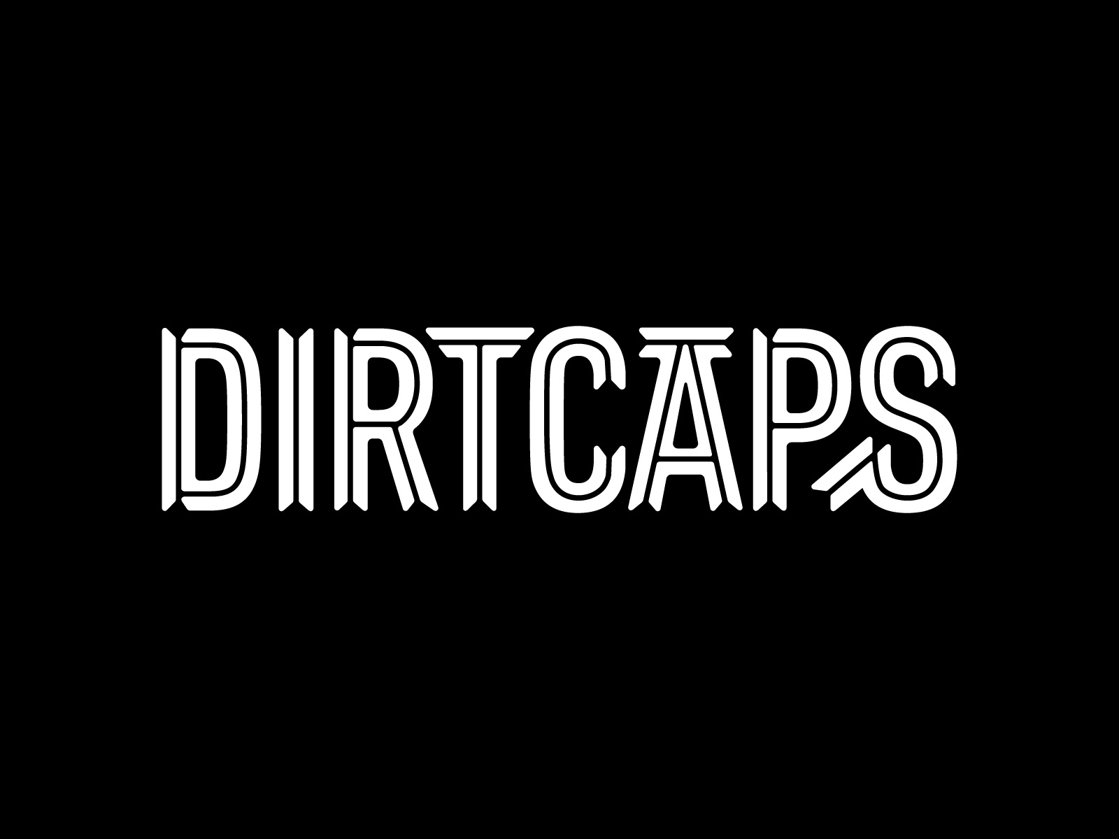 Dirtcaps logo test 2016 by Iwan van Melle on Dribbble