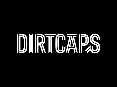 Dirtcaps logo test 2016 branding design dj logo subalpin vector