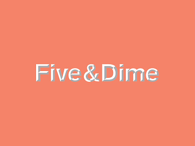 Five&Dime branding identity logo studio