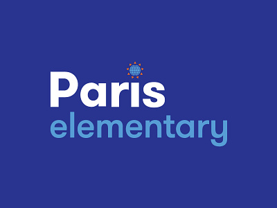 Paris Elementary identity logo school