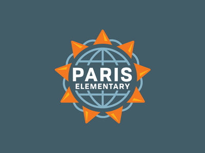 Paris Elementary identity logo school