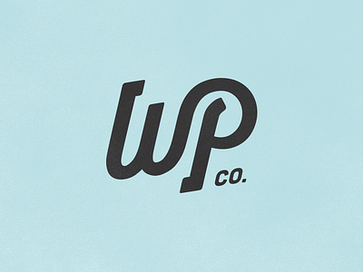 Graveyard Logo Mark for Walter Production Co. brand identity logo typography