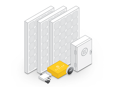 Isometric Solar Equipment