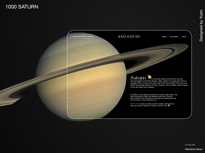 1000 Saturn web design design saturn ui ui design ux web design website