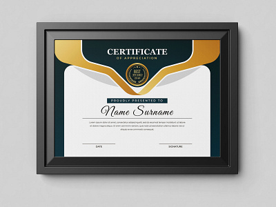 Clean And Simple Certificate Design