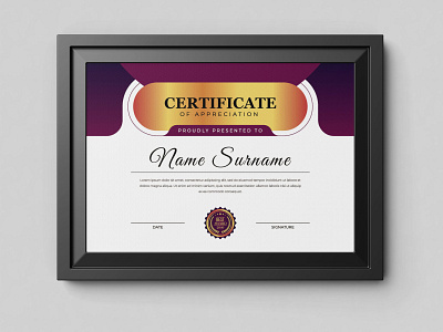 Clean And Simple Certificate Template