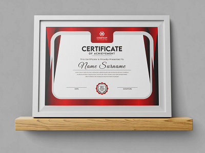 Creative And Unique Certificate Template