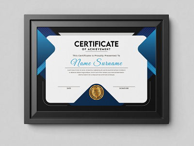 Creative And Unique Certificate Template