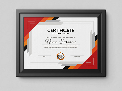 Clean And Simple Certificate Template