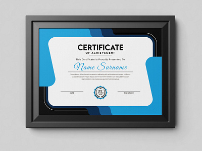 Clean And Simple Certificate Template