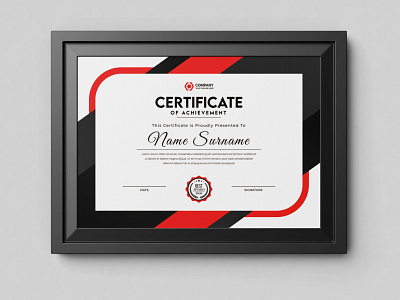 Clean And Simple Certificate Template