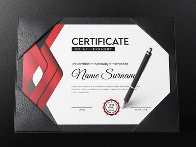 Luxury Certificate Template simple