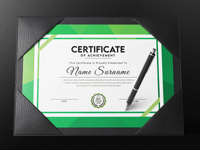 Clean And Simple Certificate Template simple