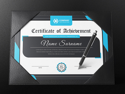 Modern And Creative Certificate Template