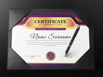 Luxury Certificate Template