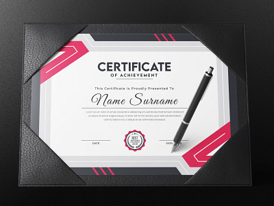 Clean And Simple Certificate Template simple