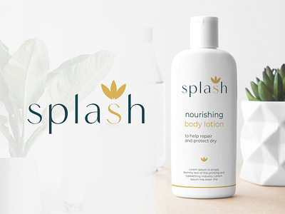 Splash Elegant Cosmetics Logo Design