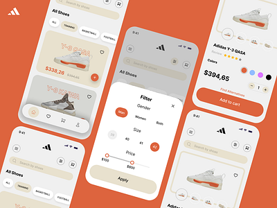 Adidas ios app redesign