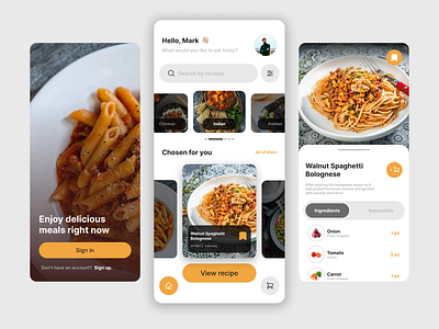 Hellofresh Redesign App Challenges app design food hellofresh ios ui kit redesign ui ui kits