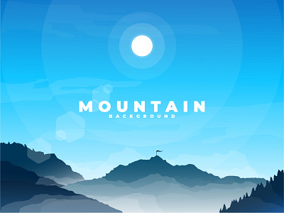 Mountains Walpaper 4k (Available for Download) 4k background blue bright clouds design desktop fog graphic design mountain sky summer ui walpaper